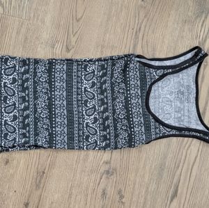 Black and white tank top